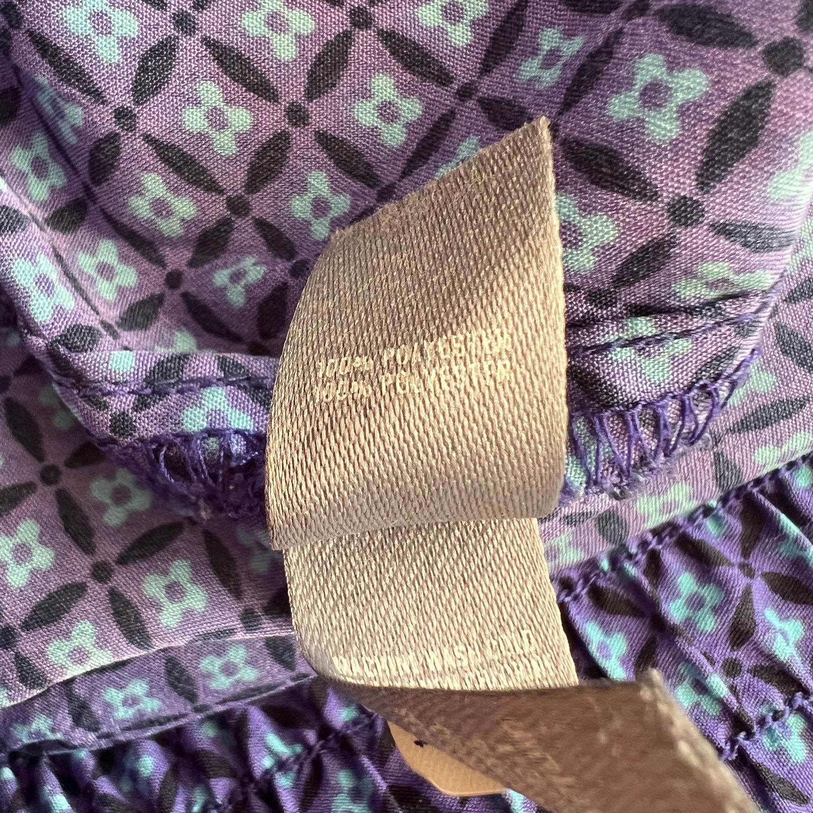 Other Aerie Blue Printed Jogger Pants, S Size 30" / US 8 / IT 44 - 6 Thumbnail