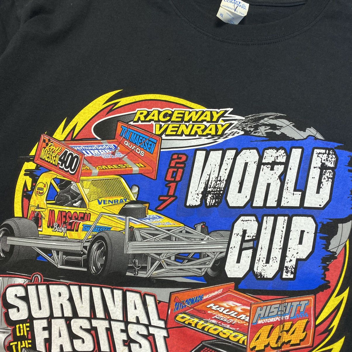 NASCAR Vintage Survived Racing World Championship 2017 nascar tee Size US XL / EU 56 / 4 - 3 Thumbnail