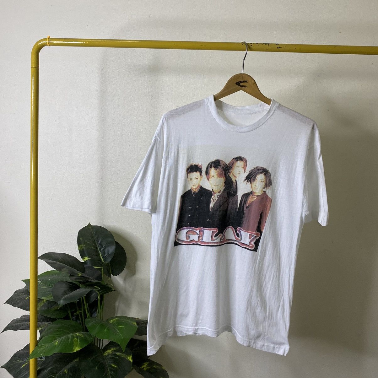 Band Tees Vintage 1990s The Clay Japanese Hardcore Punk Band T Shirt Size US M / EU 48-50 / 2 - 1 Thumbnail
