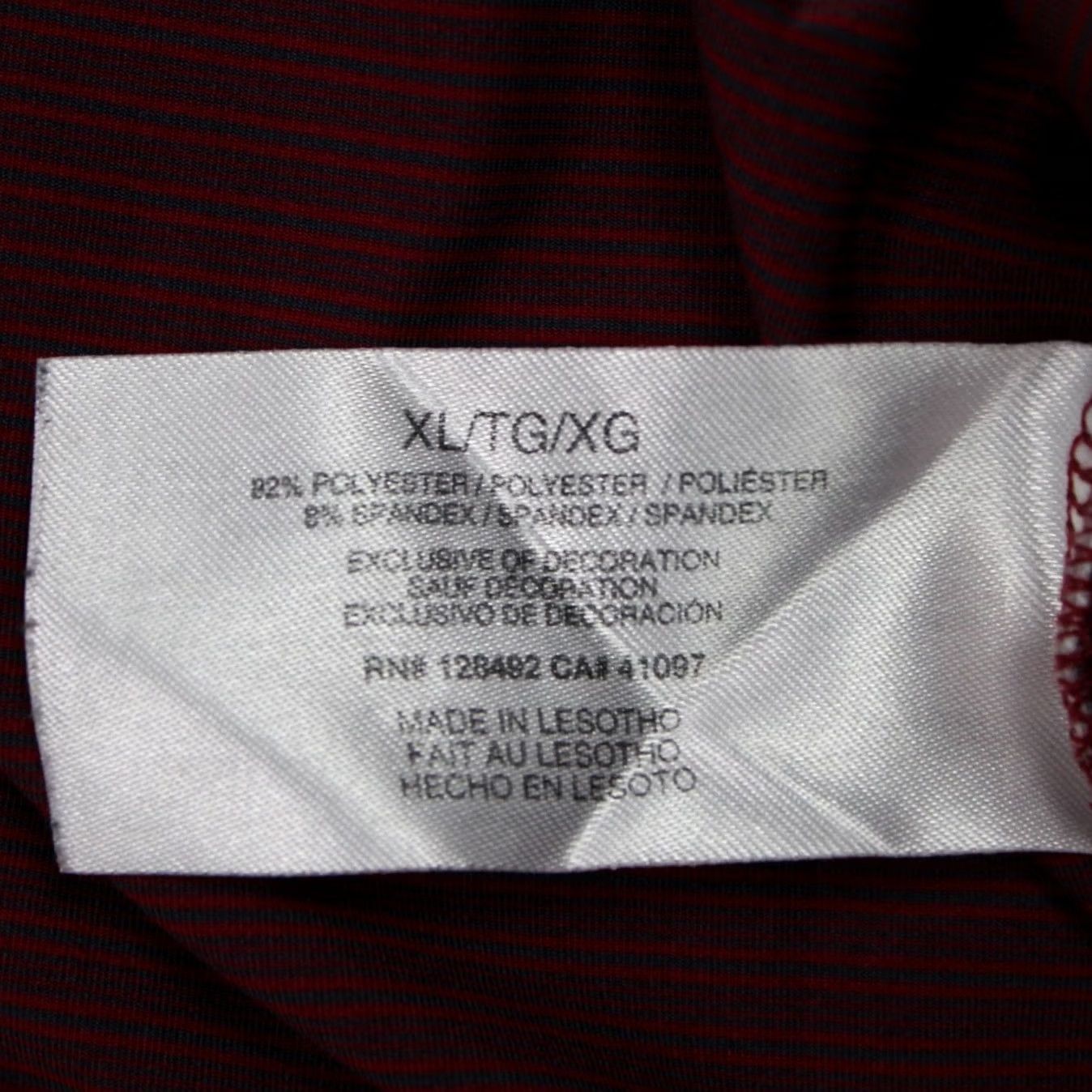 Vintage Greg Norman Polo Shirt Mens XL Red ML75 PlayDRY Poly Stretch Golf Short Sleeve Size US XL / EU 56 / 4 - 6 Thumbnail