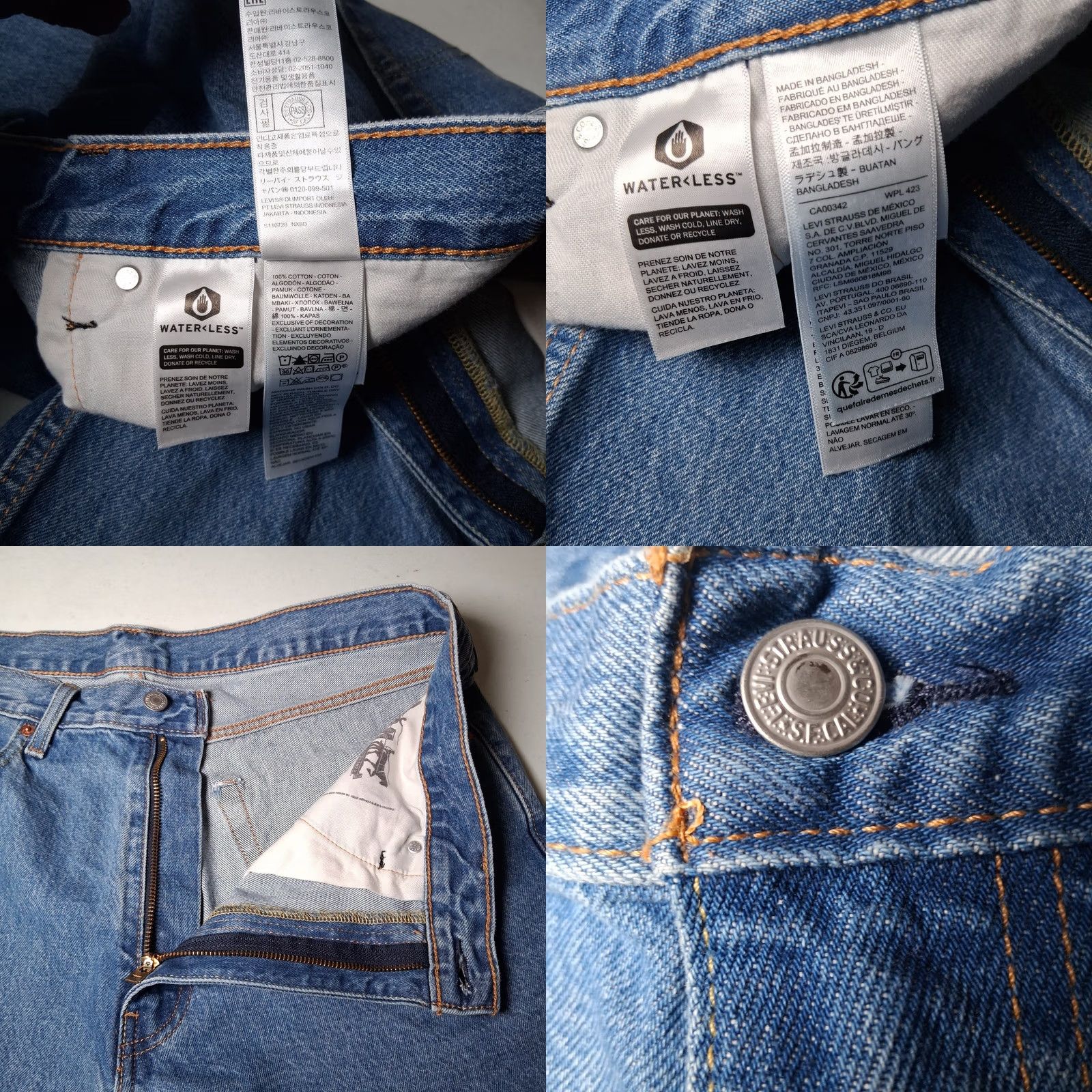 Levi's Levi's Jean Shorts Men 36 Medium Wash Blue Denim Jorts 5-Pocket 11" Inseam 13" Rise Casual Regular Shirt? Size US 36 / EU 52 - 9 Thumbnail