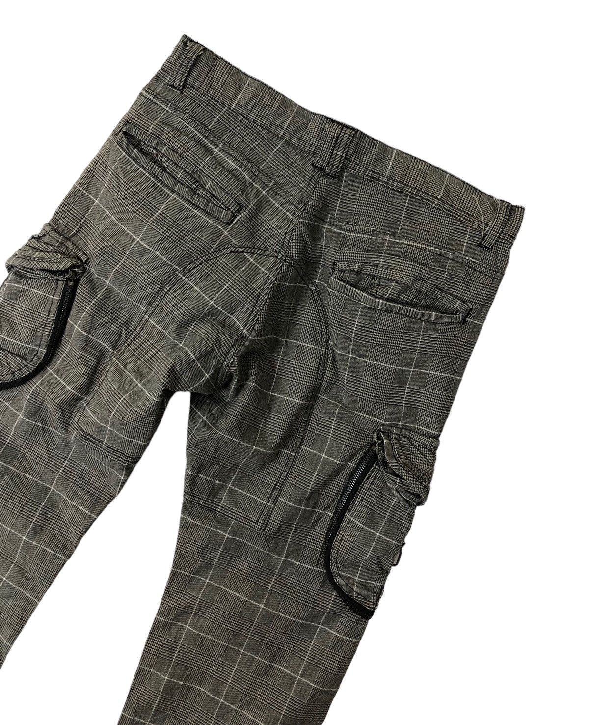 Japanese Brand Japanese Brand 31040=SKKONE Checkered Plaid Cargo Pants Size US 30 / EU 46 - 9 Thumbnail
