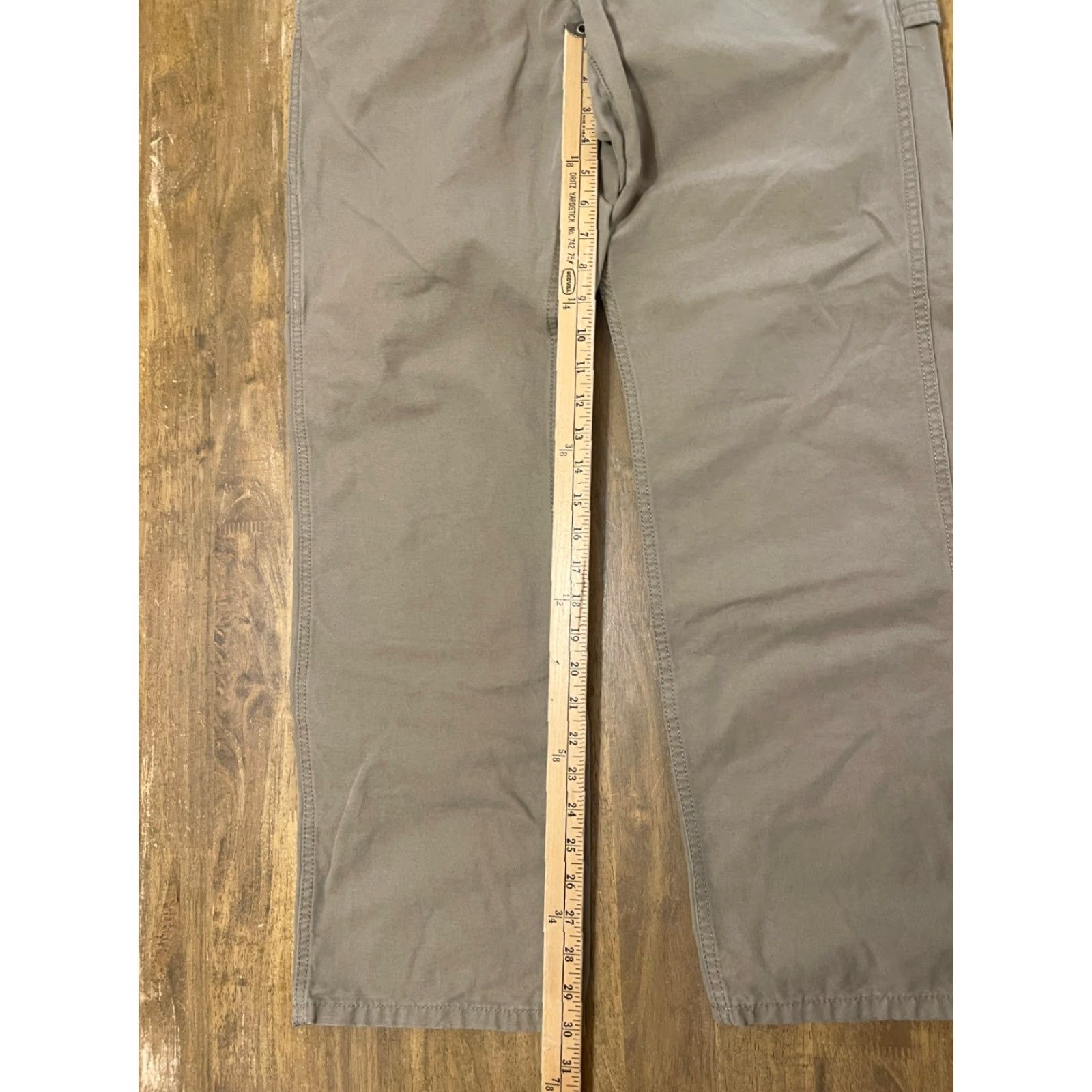 The Mountain Blue Mountain Pants Men Khaki Straight Leg 34x34 Beige Brown Casual Vintage? No 34" Inseam Regular Mens Pants Size US 34 / EU 50 - 7 Thumbnail