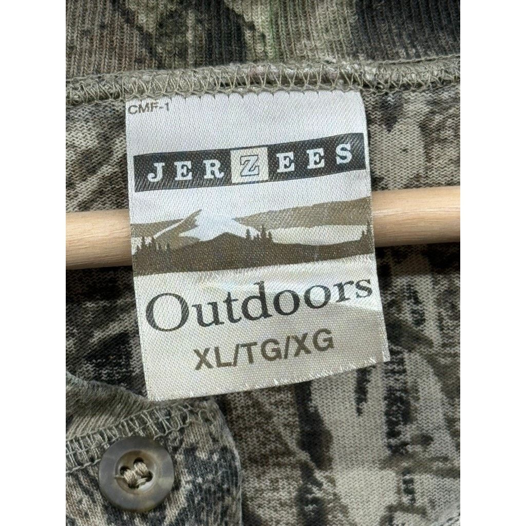 Jerzees × Realtree × Vintage 2000's Jerzees Outdoors Mossy Oak Breakup Realtree L/S Tee Size US XL / EU 56 / 4 - 3 Thumbnail