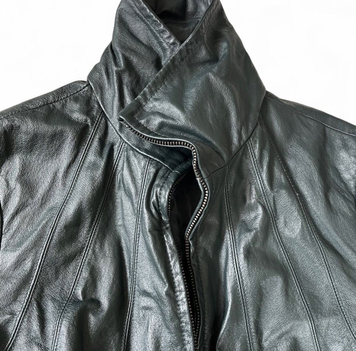 Other Vintage Leather Jacket Size M / US 6-8 / IT 42-44 - 2 Thumbnail