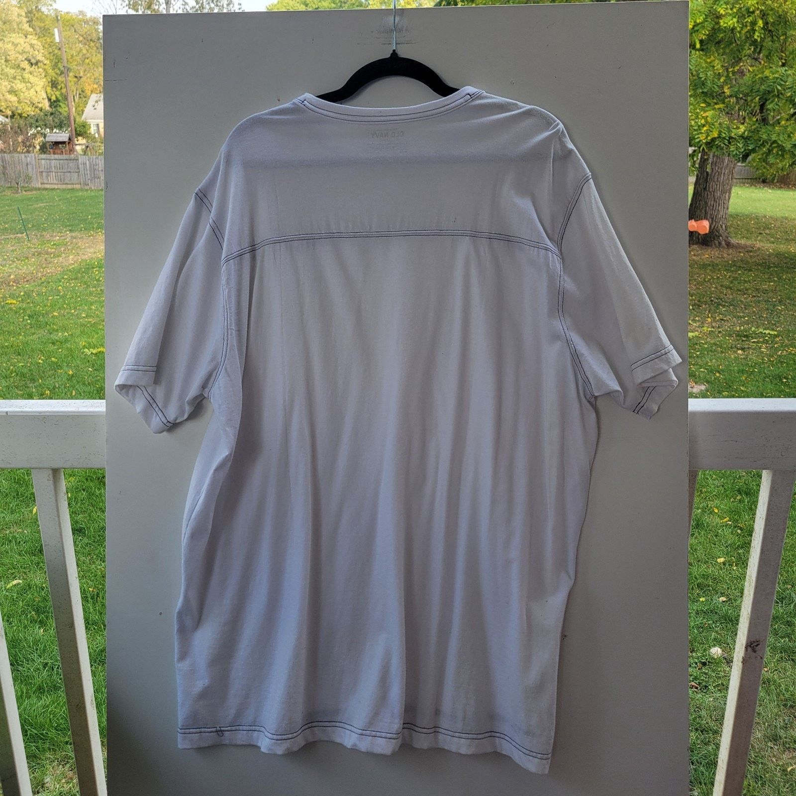 Old Navy Old Navey Mens Xxl Tee Shirt Blue Stiching Size US XXL / EU 58 / 5 - 5 Thumbnail