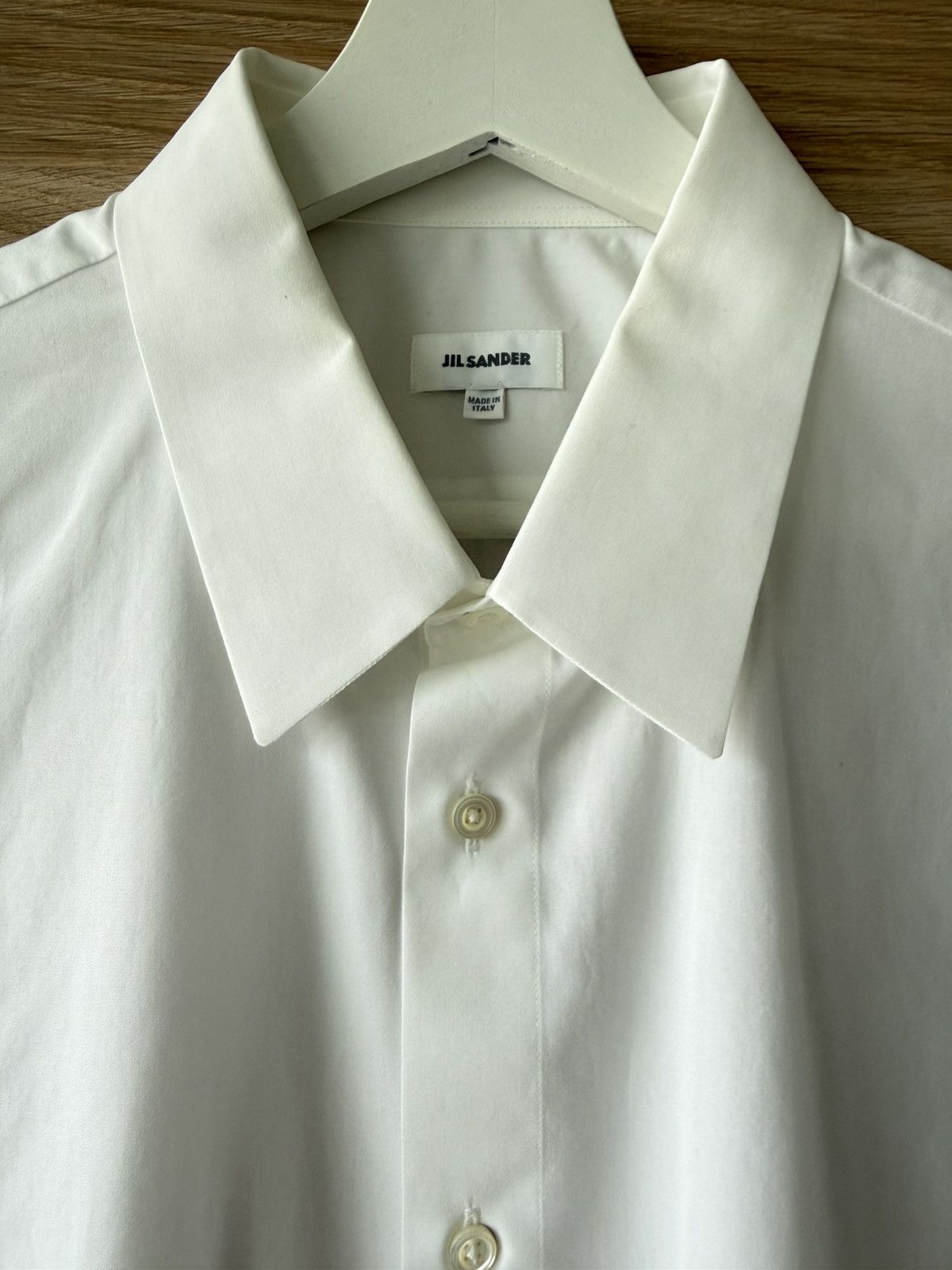 Jil Sander Jil Sander Cotton Popplin Shirt Size US M / EU 48-50 / 2 - 2 Thumbnail