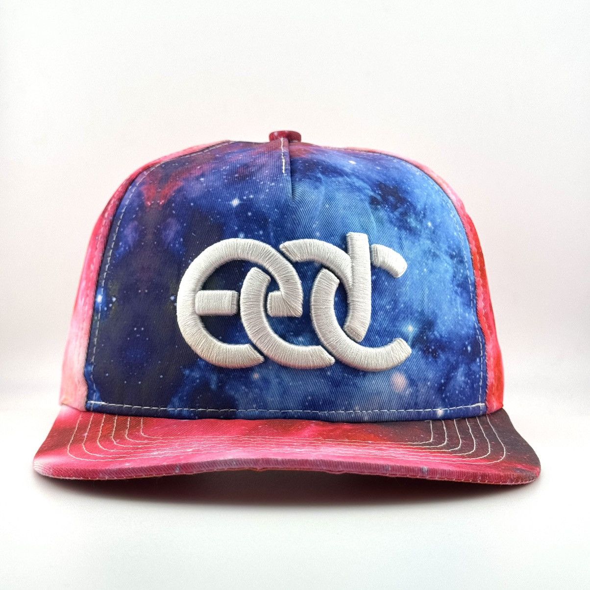 VIBE Insomniac EDC Galaxy Snapback Hat Multicolor Festival Cap Size ONE SIZE - 2 Thumbnail
