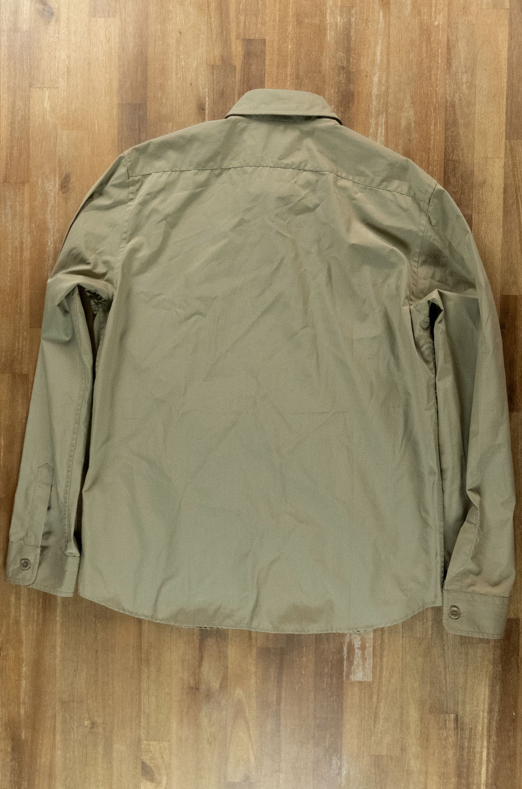 Aspesi ASPESI solid green cotton patch pockets utility shirt XL q Size US XL / EU 56 / 4 - 9 Thumbnail