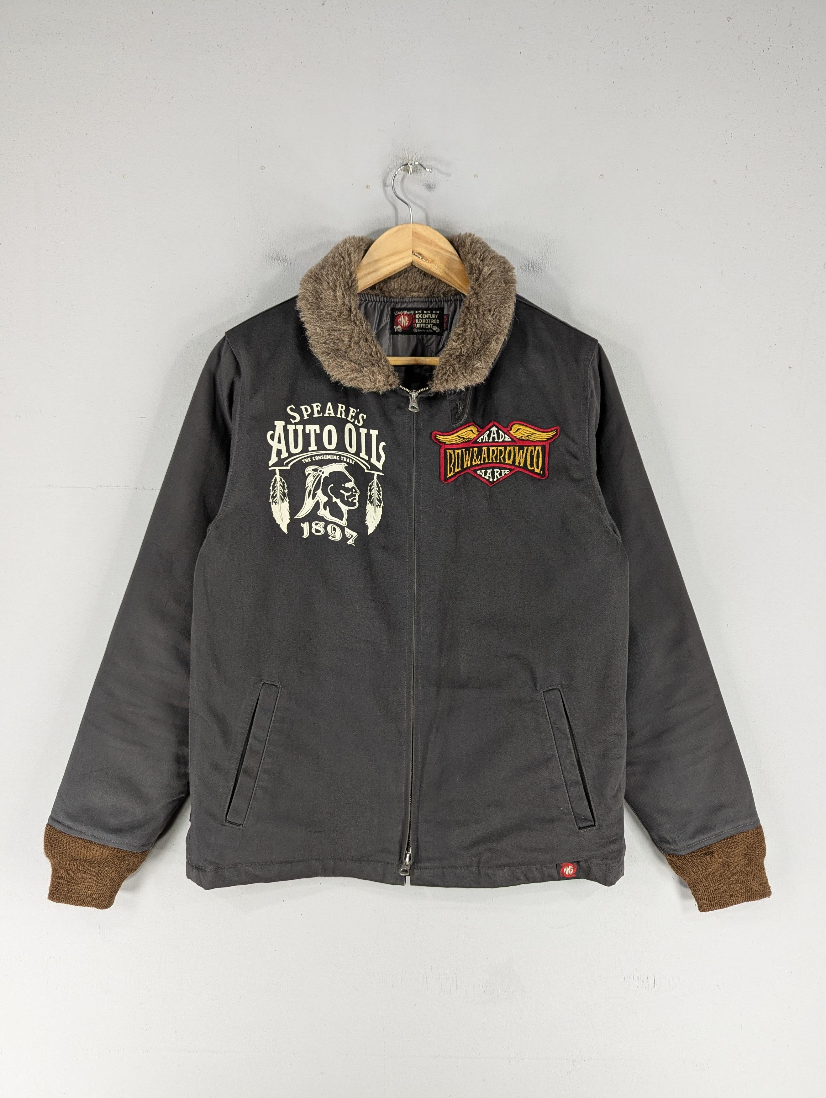Japanese Brand Vintage MWS Motorcycle Style Quilted Jacket Size US M / EU 48-50 / 2 - 1 Thumbnail