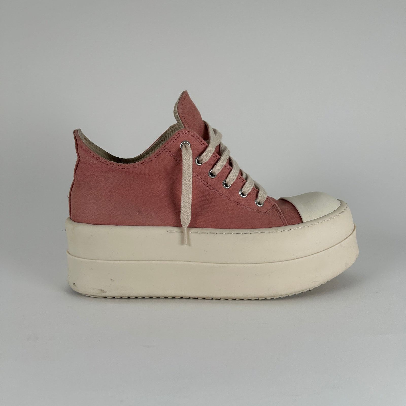 Rick Owens Rick Owens Pink Double Bumper Ramones Low Top Size 41 Size US 8 / EU 41 - 1 Thumbnail