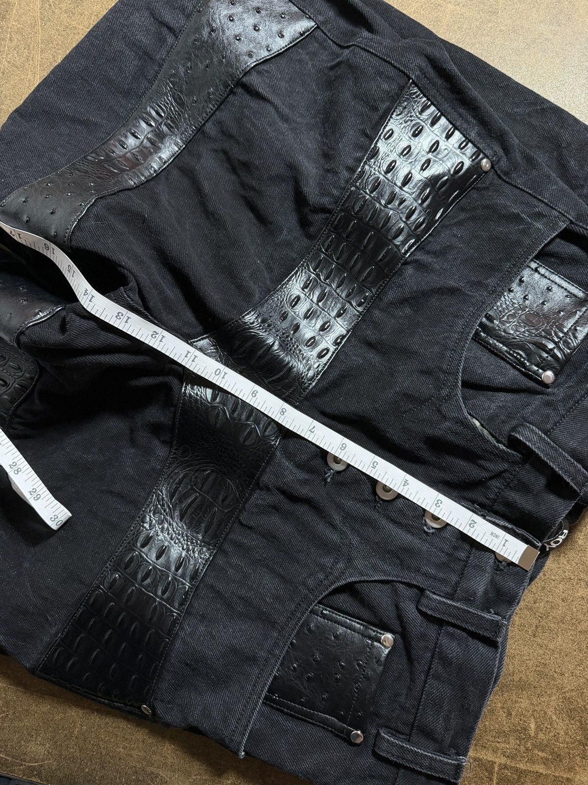 Other ROY PUBLIC LABEL FAUX LEATHER DENIM SAMPLES Size US 34 / EU 50 - 9 Thumbnail
