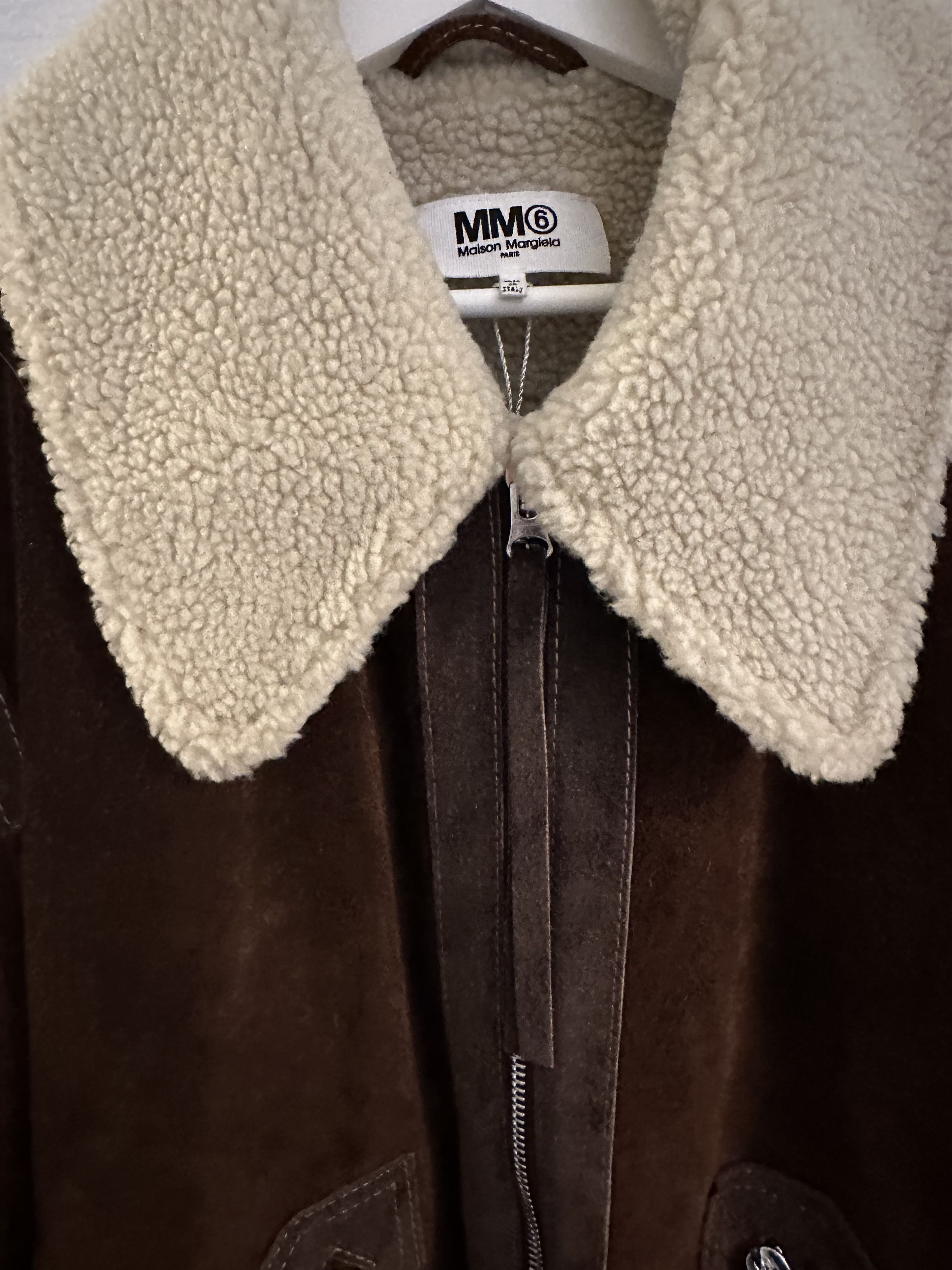 MM6 MM6 Leather Jacket, brown, IT 42 Size M / US 6-8 / IT 42-44 - 8 Thumbnail