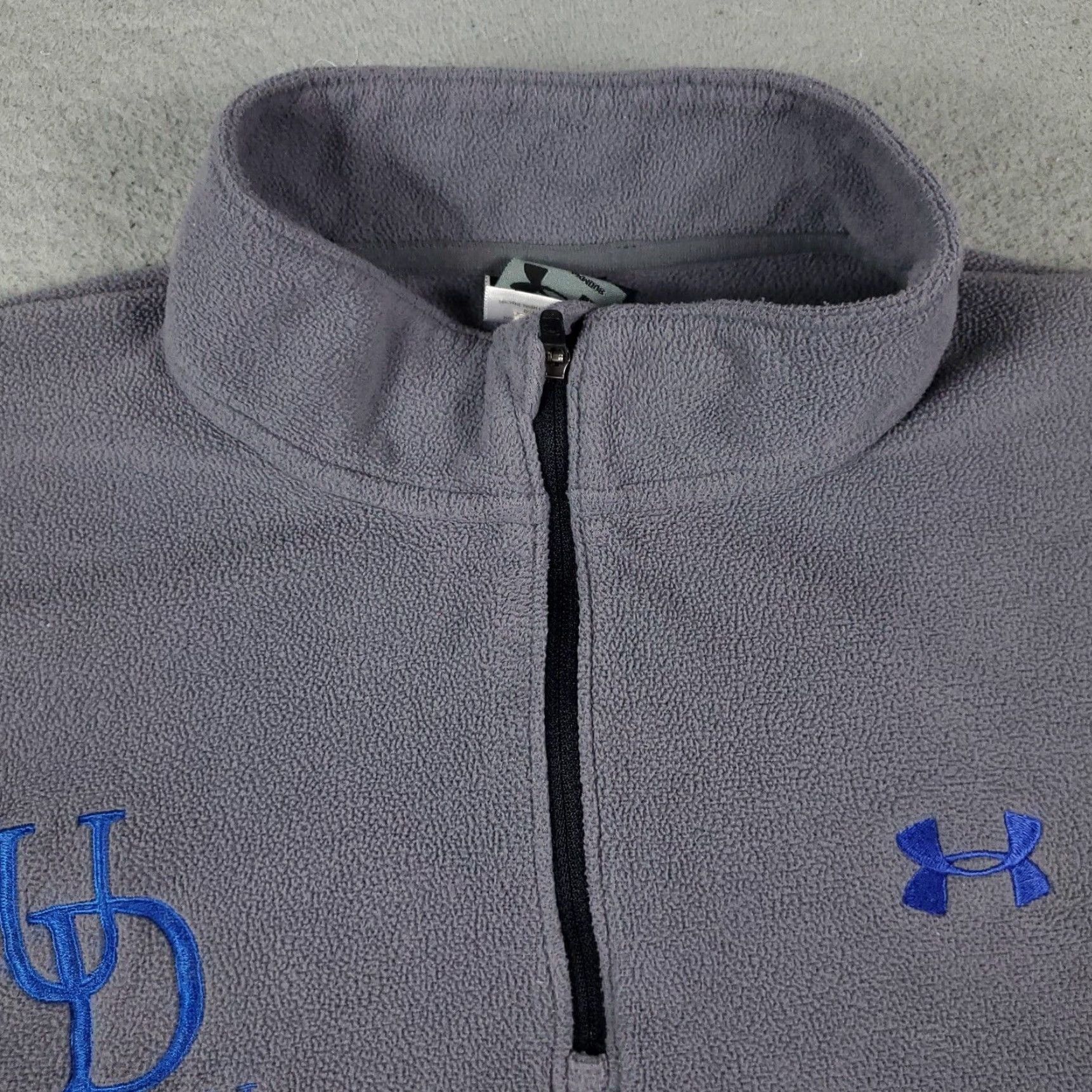 Under Armour Under Armour Sweater Mens XL Gray Fleece Pullover 1/4 Zip Sweatshirt Athletic Comfort Long Sleeve Mock Neck Logo Size US XL / EU 56 / 4 - 4 Thumbnail