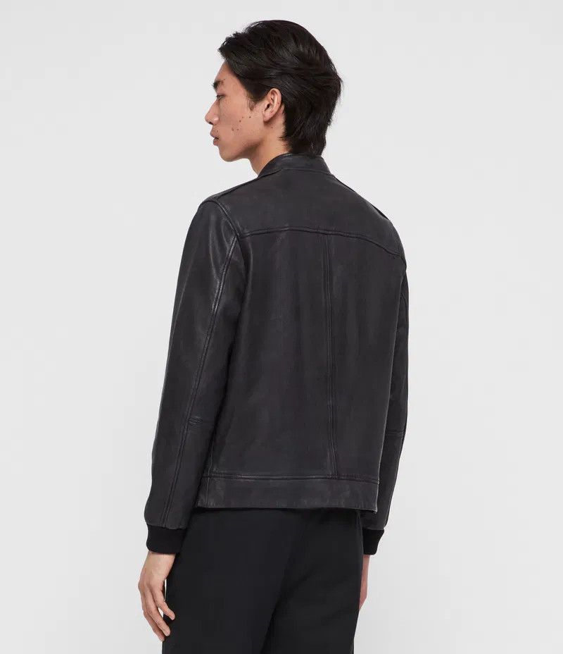 Allsaints Men's Allsaints Marsh Leather Jacket Size US S / EU 44-46 / 1 - 2 Thumbnail