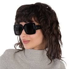 Celine Celine CL40263F 01A Sunglasses Black Square Frame Size ONE SIZE - 5 Thumbnail