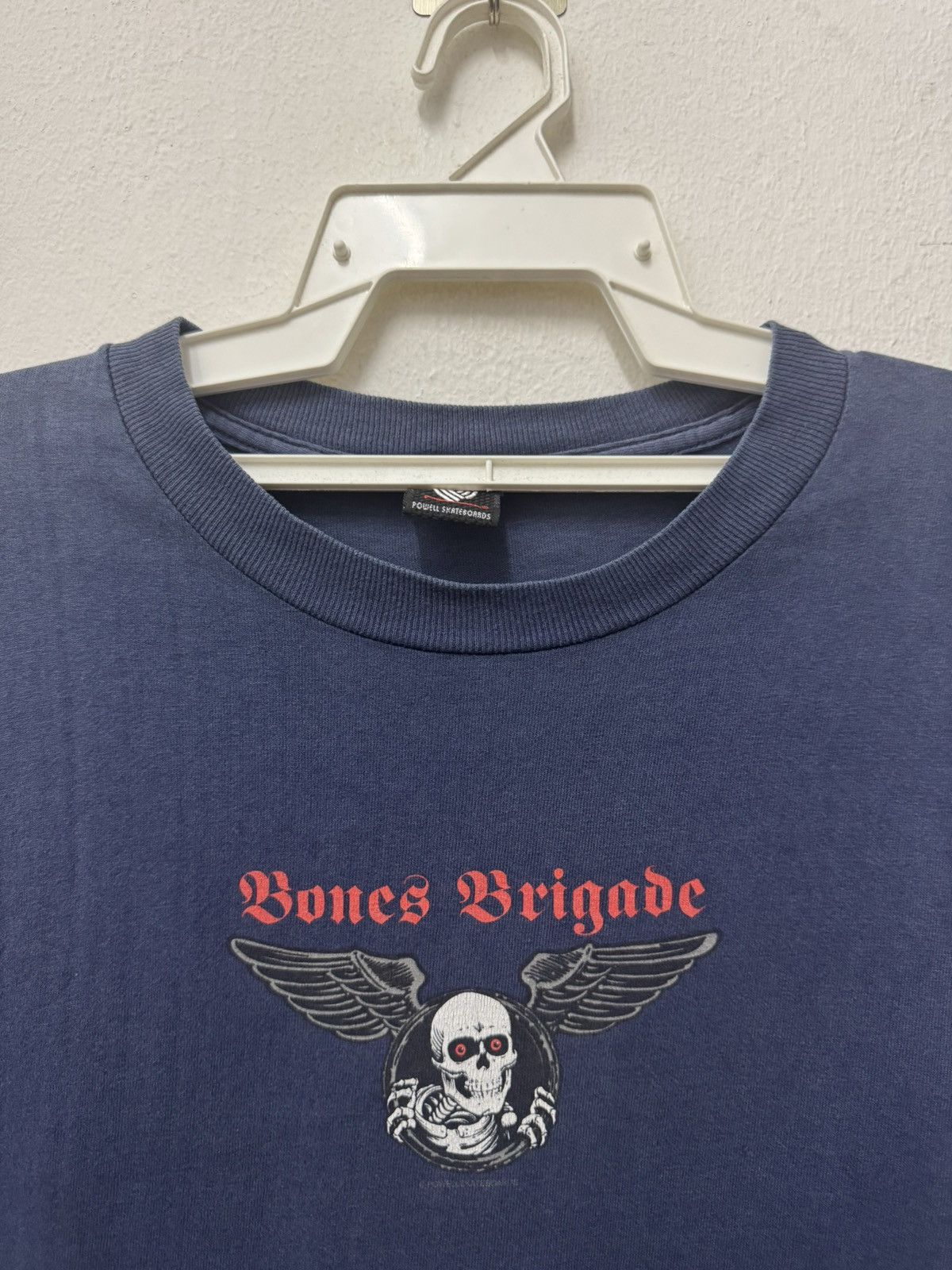 Vintage Vintage 90’s Powell Bones Brigade Skull Centre Back Hit Tee Size US L / EU 52-54 / 3 - 6 Thumbnail
