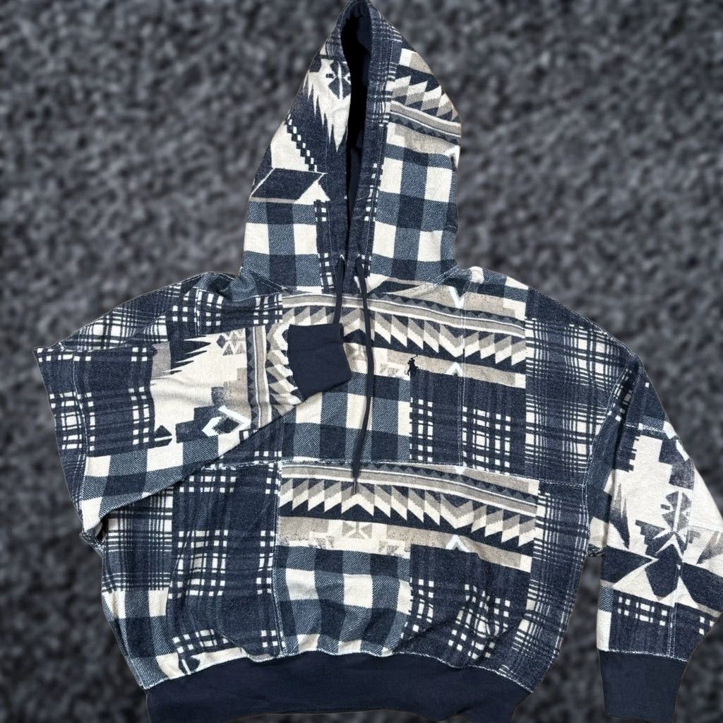 Polo Ralph Lauren Polo Ralph Lauren Sweatshirt Mens Small S Multicolor Fleece Aztec Patchwork Beacon Hoodie Pullover Size US S / EU 44-46 / 1 - 1 Thumbnail