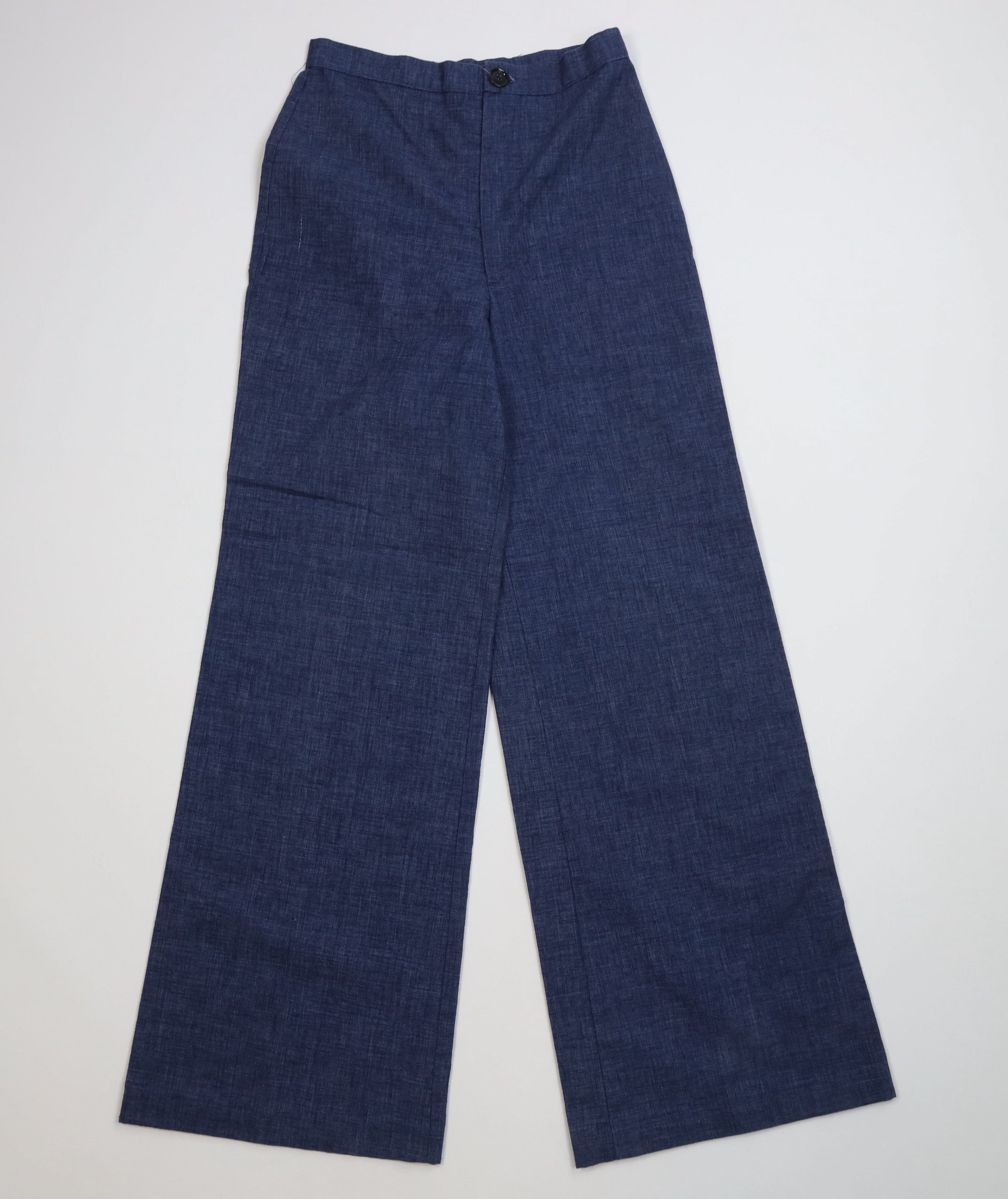 Vintage Vintage 70s Streetwear Bell Bottoms Jeans Pants Blue USA Size 26" / US 2 / IT 38 - 1 Thumbnail
