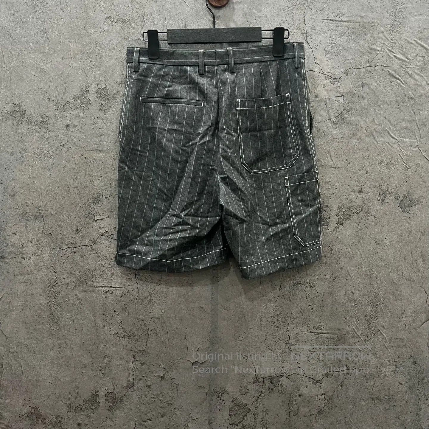 Versace Versace Wool Striped Shorts| Size US 28 / EU 44 - 3 Thumbnail