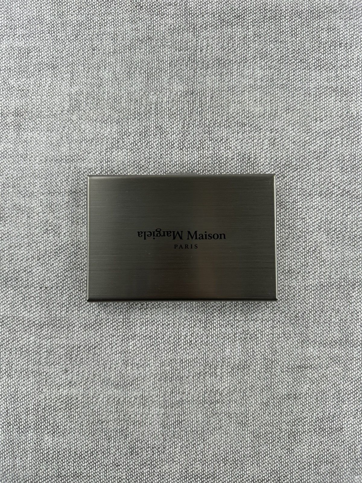 Maison Margiela Alluminum Card Holder Business Wallet in Silver, Men's