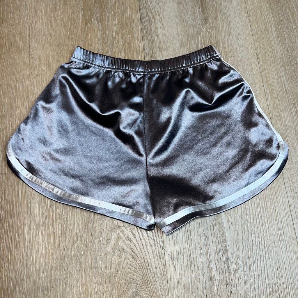Other Lavender Shine Stretch Shorts Side Stripe Vintage Inspired S Size 28" / US 6 / IT 42 - 9 Thumbnail
