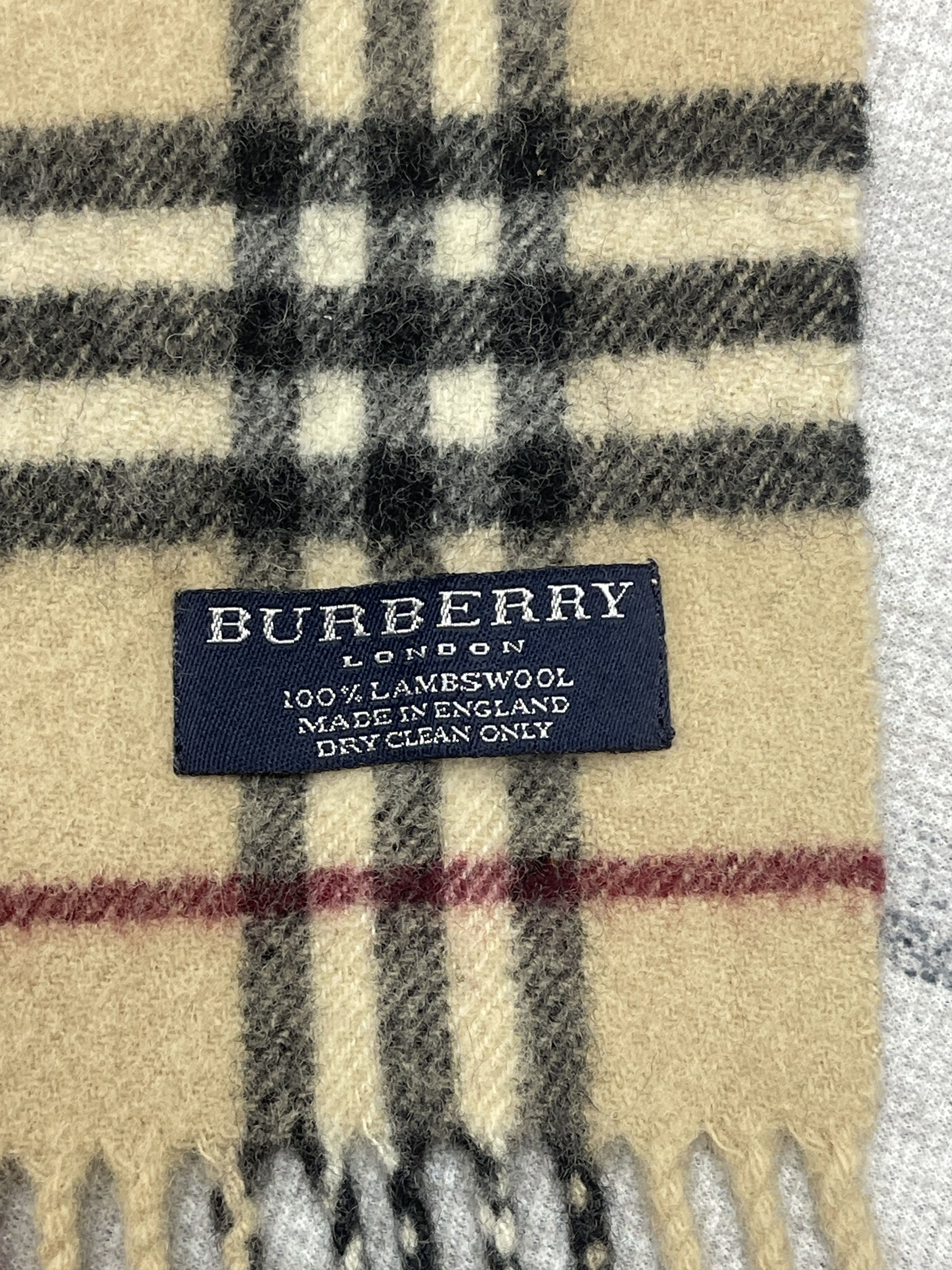 Burberry Vintage Burberry Nova Checkered Muffler Scarf - 6231 Size ONE SIZE - 6 Thumbnail