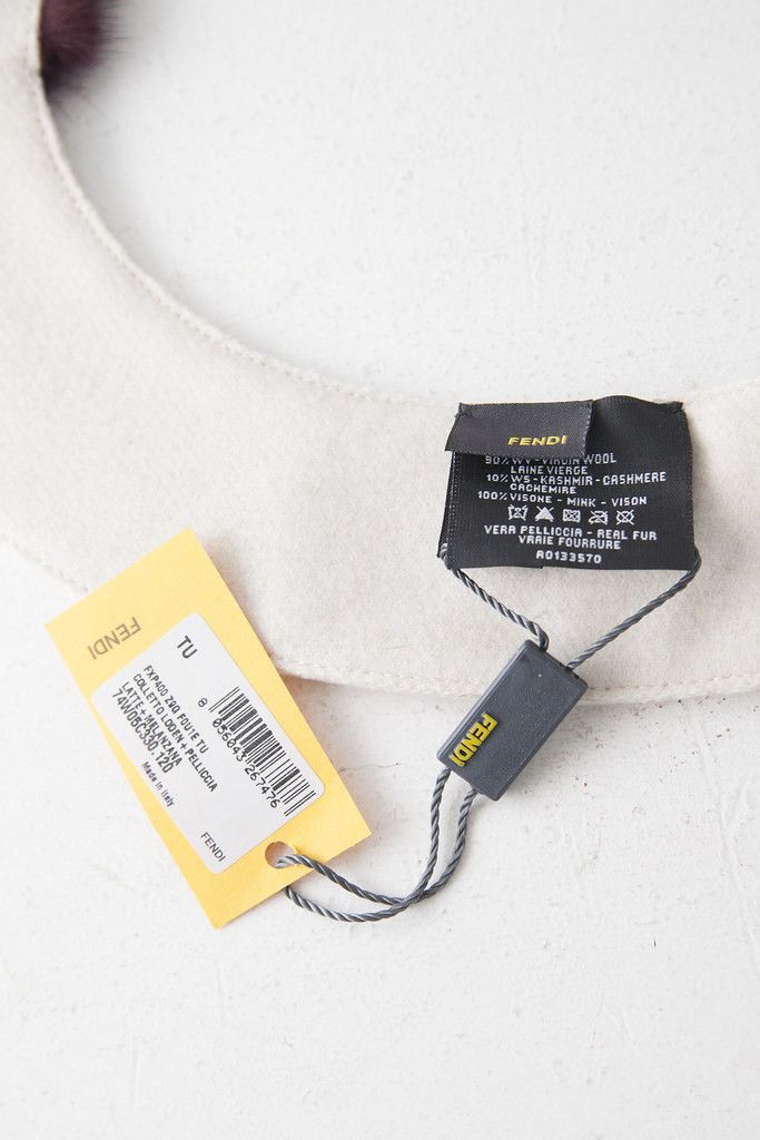Fendi Fendi cashmere & mink collar Size ONE SIZE - 6 Thumbnail