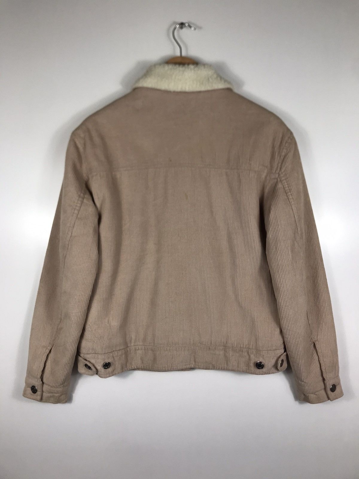 Bershka 🔥Bershka Corduroy Sherpa In Side Trucker Jacket Size US S / EU 44-46 / 1 - 14 Thumbnail