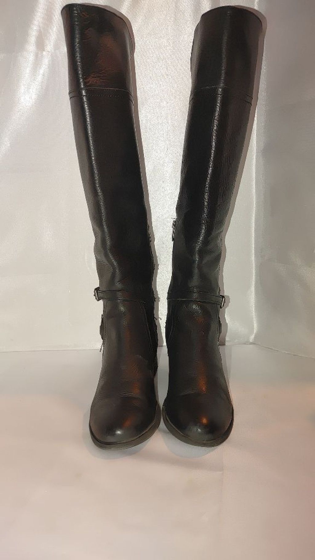 Marc Fisher Marc Fisher Kacee Leather Riding Boots Size 7.5M Size US 7.5 / IT 37.5 - 7 Thumbnail