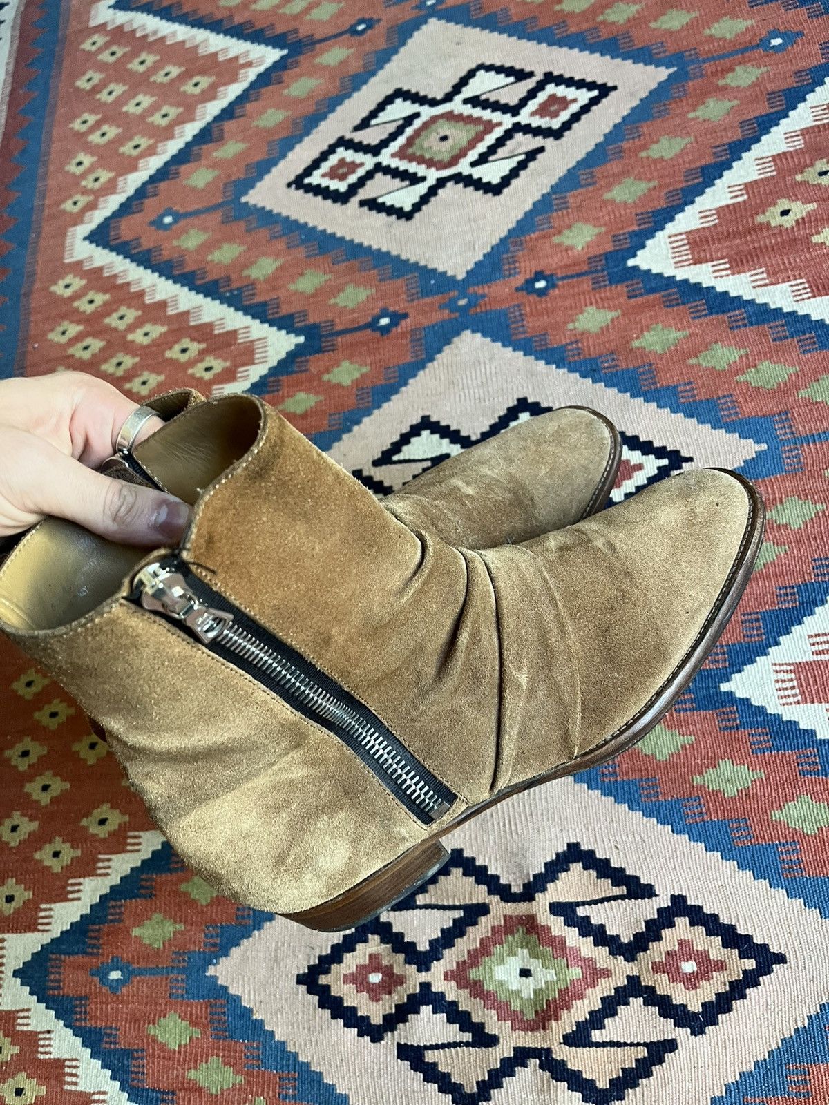 Amiri Amiri rockstar stack boot made in Italy Size US 9 / EU 42 - 2 Thumbnail
