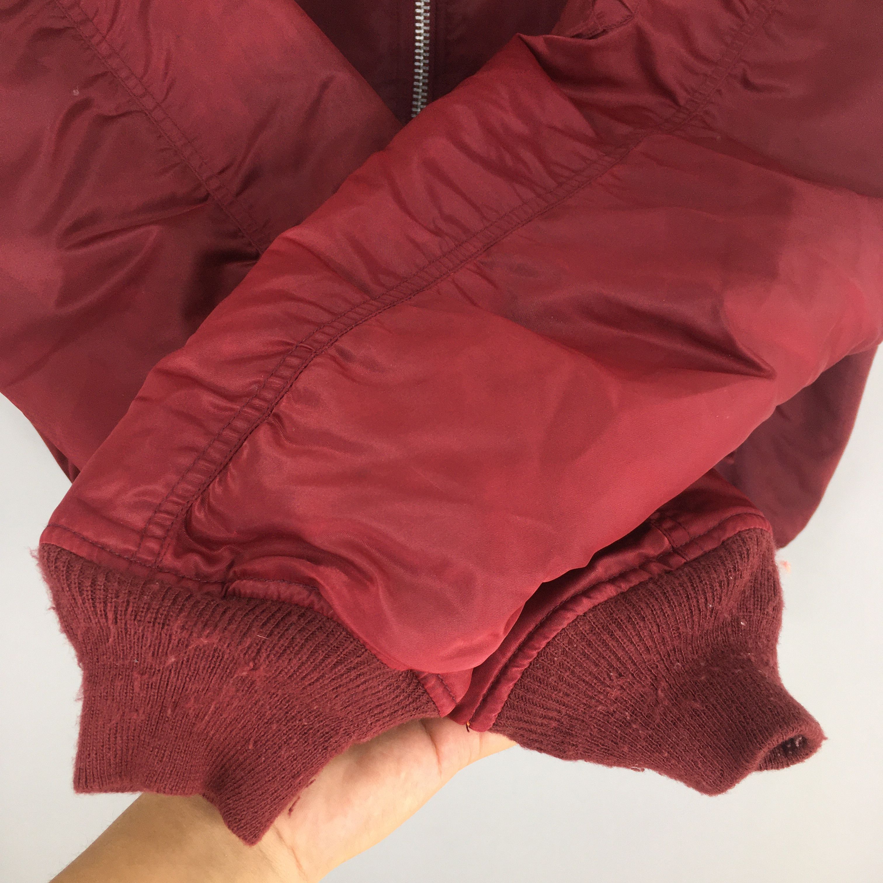 Alpha Industries Vintage 80s Tora MA -1 Reversible Flight Jacket Large Size US L / EU 52-54 / 3 - 4 Thumbnail