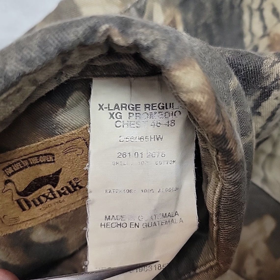 Realtree VINTAGE Duxbak Shirt Mens XL Brown Realtree Hardwoods 20-200 Camo Long Sleeve Shirt Mens XL Brown Realtree Hardwoods 20-200 Camo Long Sleeve Size US XL / EU 56 / 4 - 6 Thumbnail