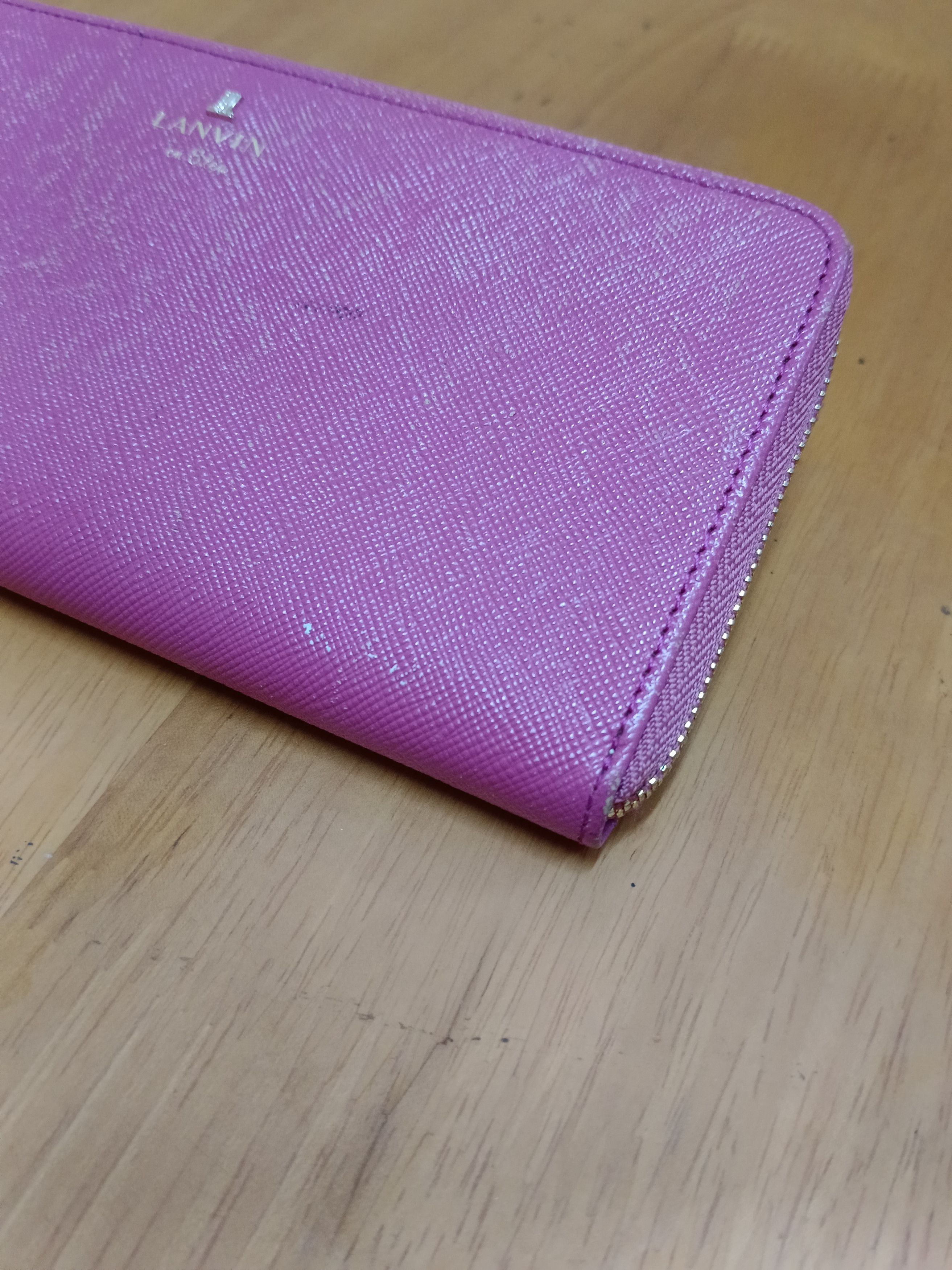 Lanvin × Leather LANVIN EN BLUE LUXEMBOURG LEATHER LONG WALLET Size ONE SIZE - 3 Thumbnail