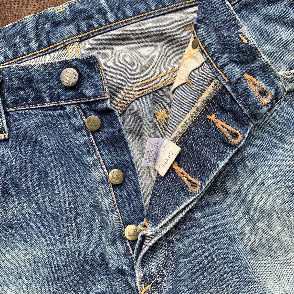 Lee × Vintage VINTAGE RE-PRO 50s LEE RIDERS HALF SELVEDGE FLY BUTTON Size US 34 / EU 50 - 4 Thumbnail