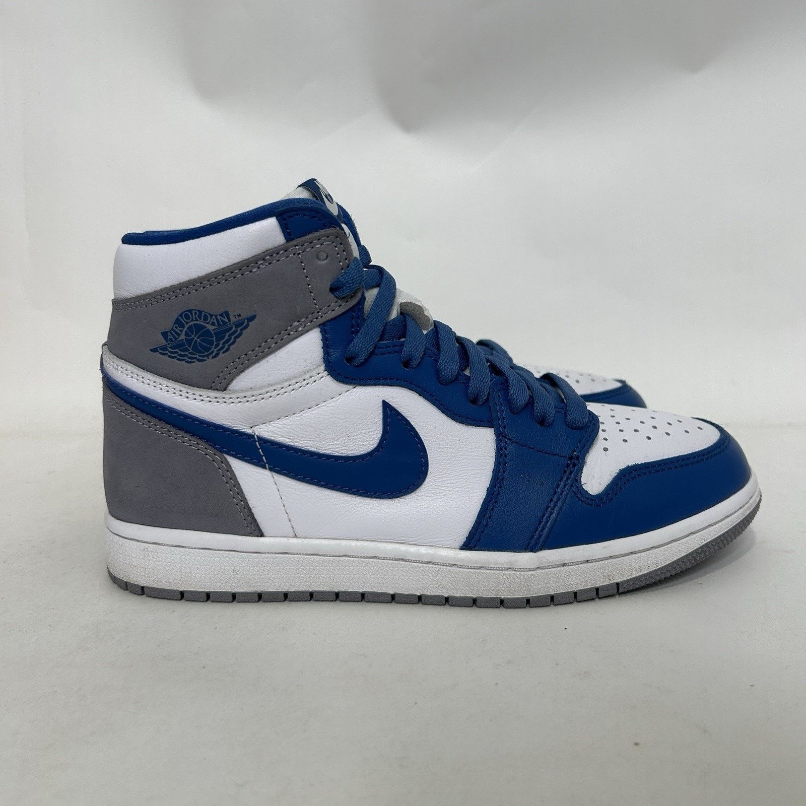 Jordan Brand Nike Air Jordan 1 High Retro OG “True Blue White" DZ5485-410 Size US 8 / EU 41 - 4 Thumbnail