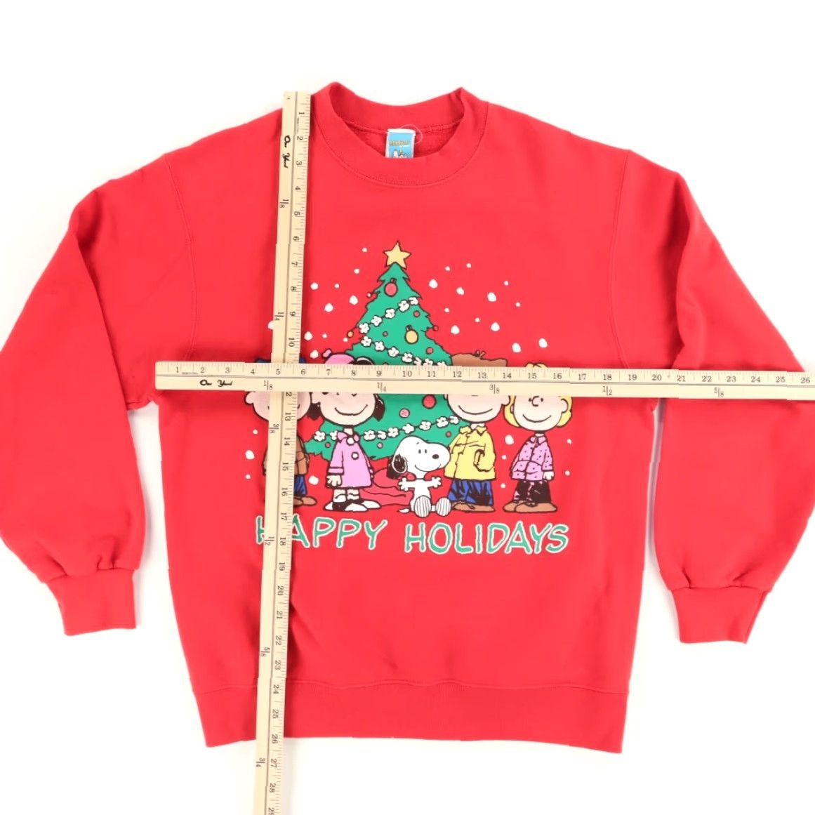 Peanuts Peanuts Christmas Happy Holidays Sweatshirt Men M Red Shirt Sweatshirt Men Christmas Holiday Solid Crewneck Long Sleeve Vintage VTG N/A Size US M / EU 48-50 / 2 - 3 Thumbnail