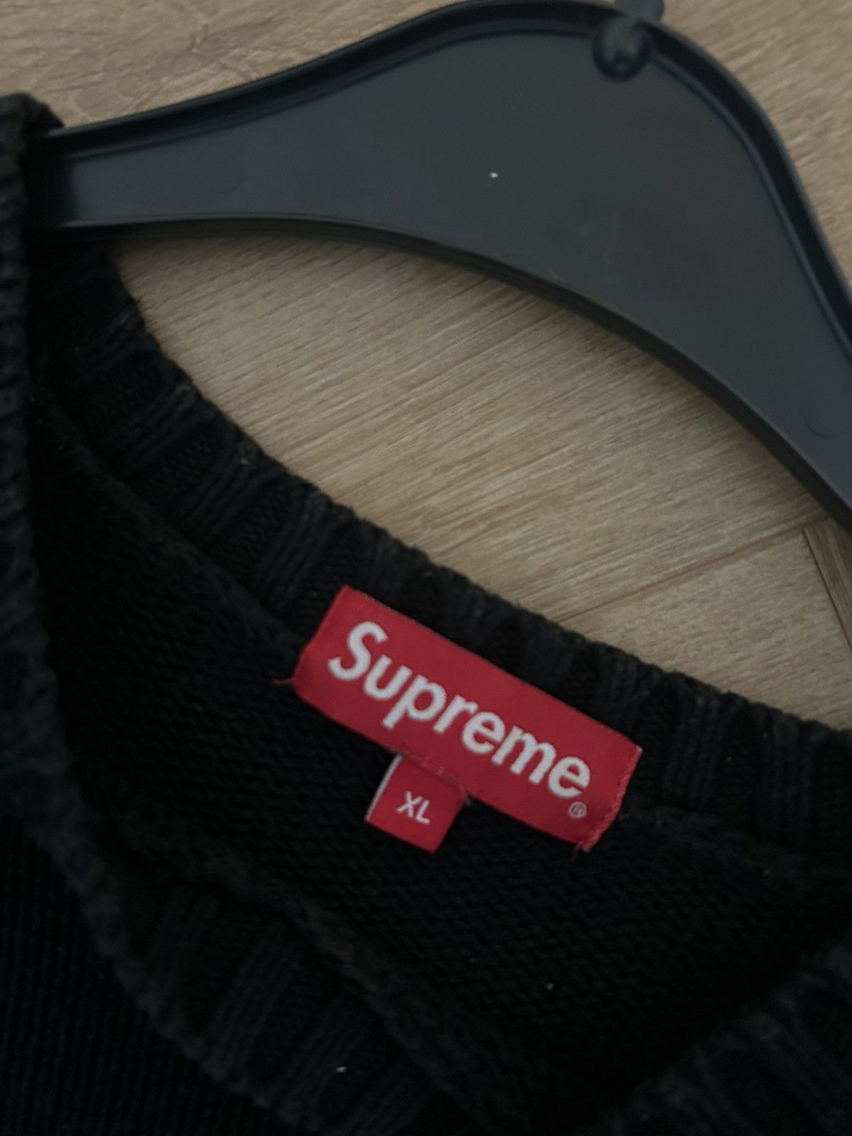 Supreme Supreme Logo Knit Size US XL / EU 56 / 4 - 3 Thumbnail