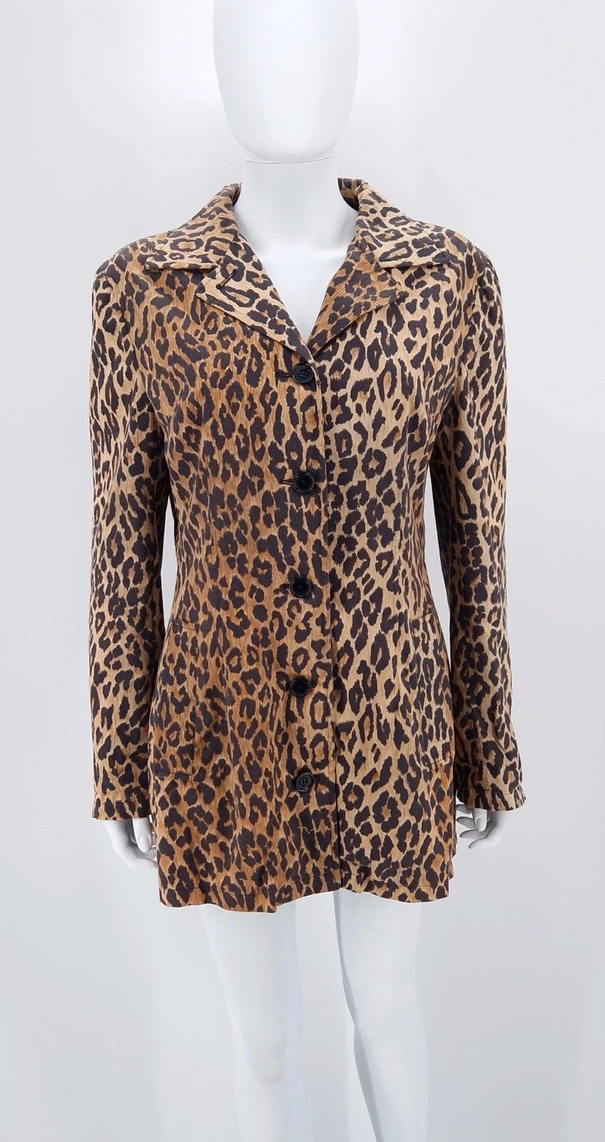Dolce & Gabbana Vintage Dolce & Gabbana Mainline Leopard Print Coat Size L / US 10 / IT 46 - 1 Thumbnail