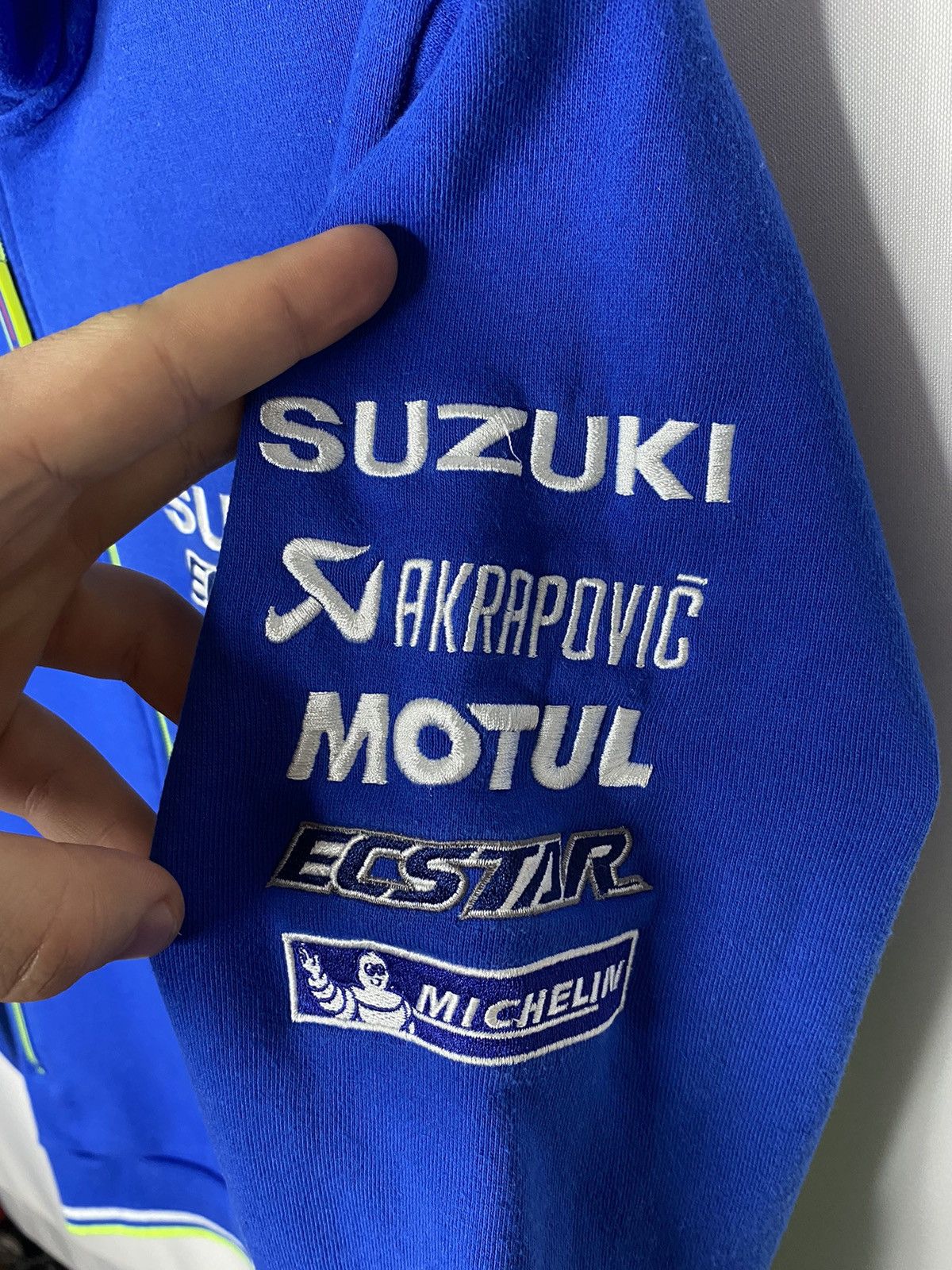 Vintage 🏎️Vintage Suzuki Motorcycle F1 Racing Team Full Zip Hoodie🏎️ Size US XS / EU 42 / 0 - 12 Thumbnail