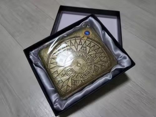 Japanese Brand Pure Bronze Engraved Cigarette Case - Retro Aesthetic Size ONE SIZE - 2 Thumbnail