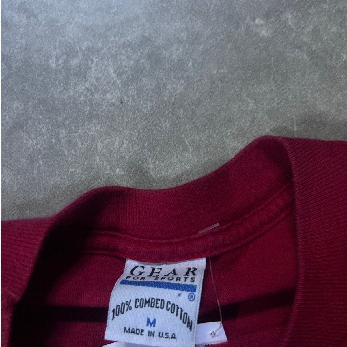 Gear for Sports 90's Vintage Central Missouri Mules Red T-Shirt -M Size US M / EU 48-50 / 2 - 3 Thumbnail