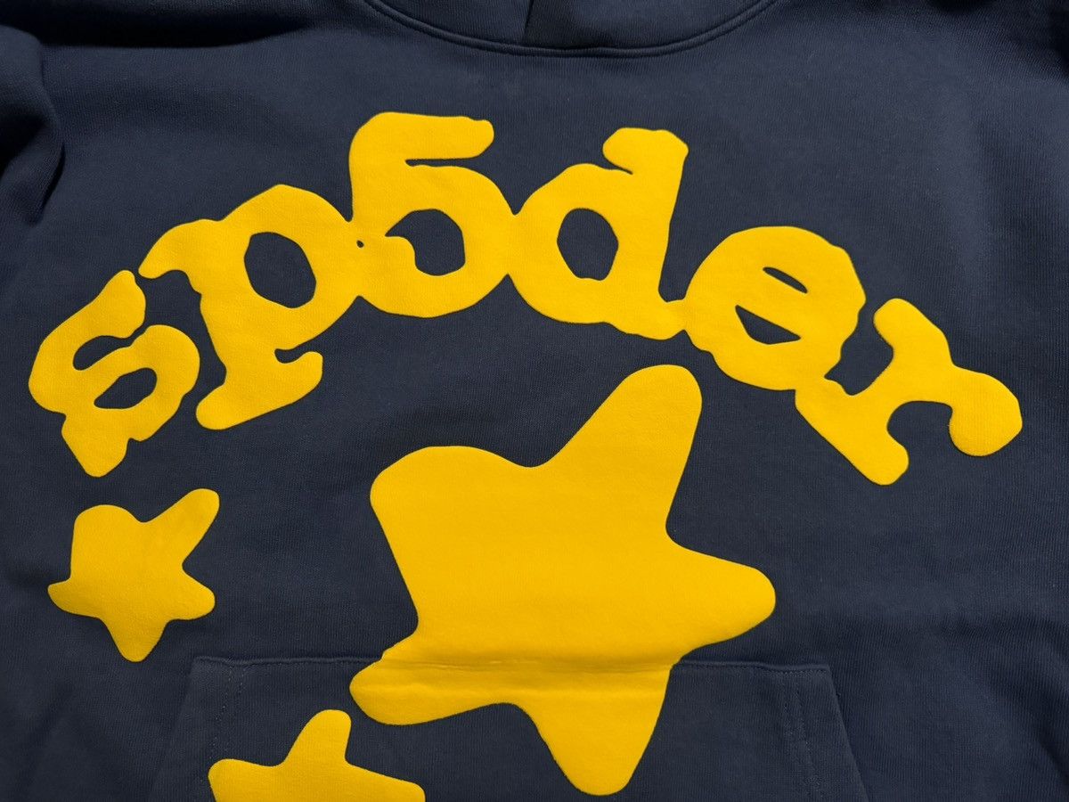 Sp5der Sp5der Beluga TC Blue Hoodie Size Medium Size US M / EU 48-50 / 2 - 3 Thumbnail