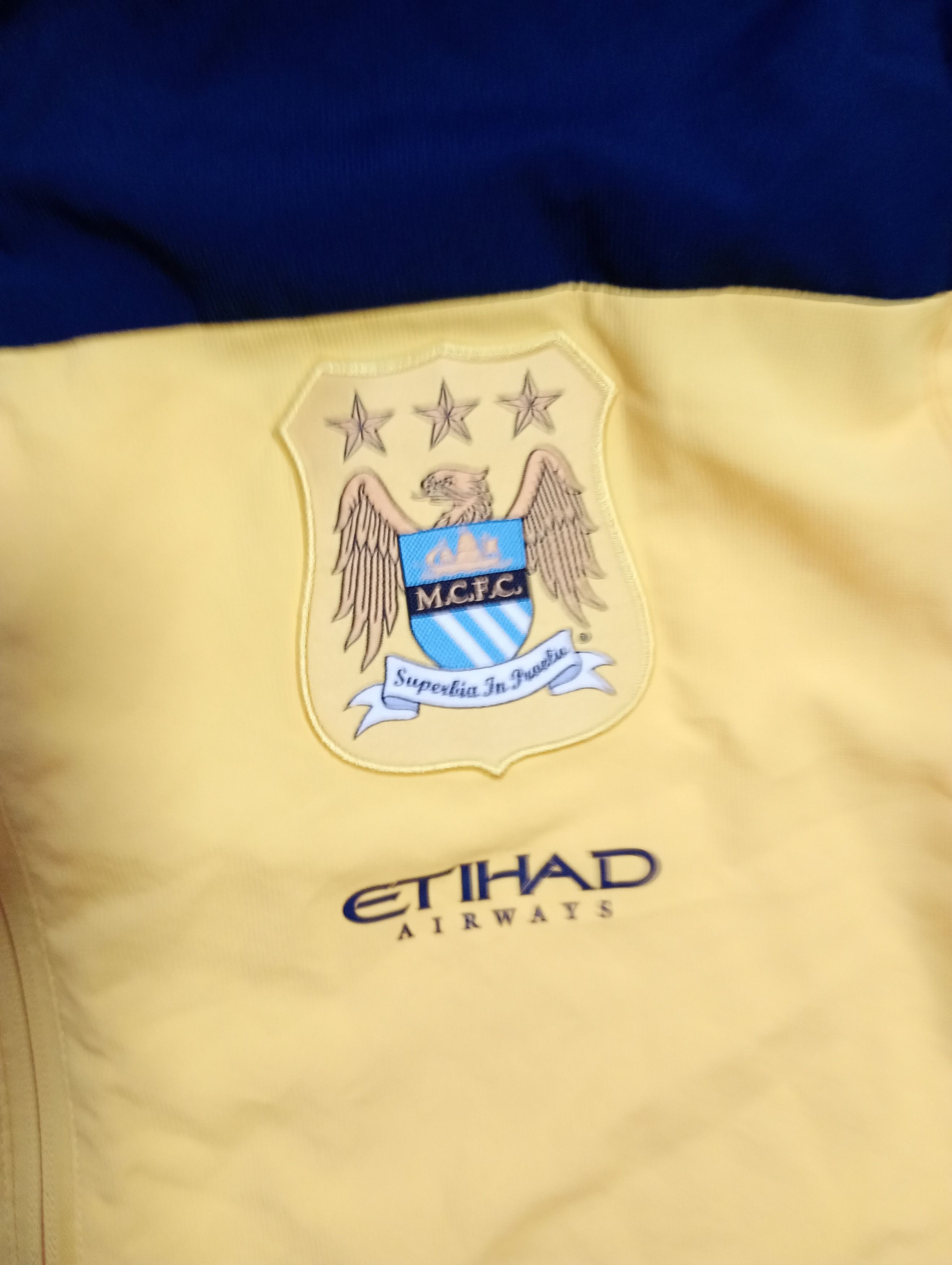 Nike Nike Manchester City Track Top Jacket 2014-2015 Size US XL / EU 56 / 4 - 7 Thumbnail