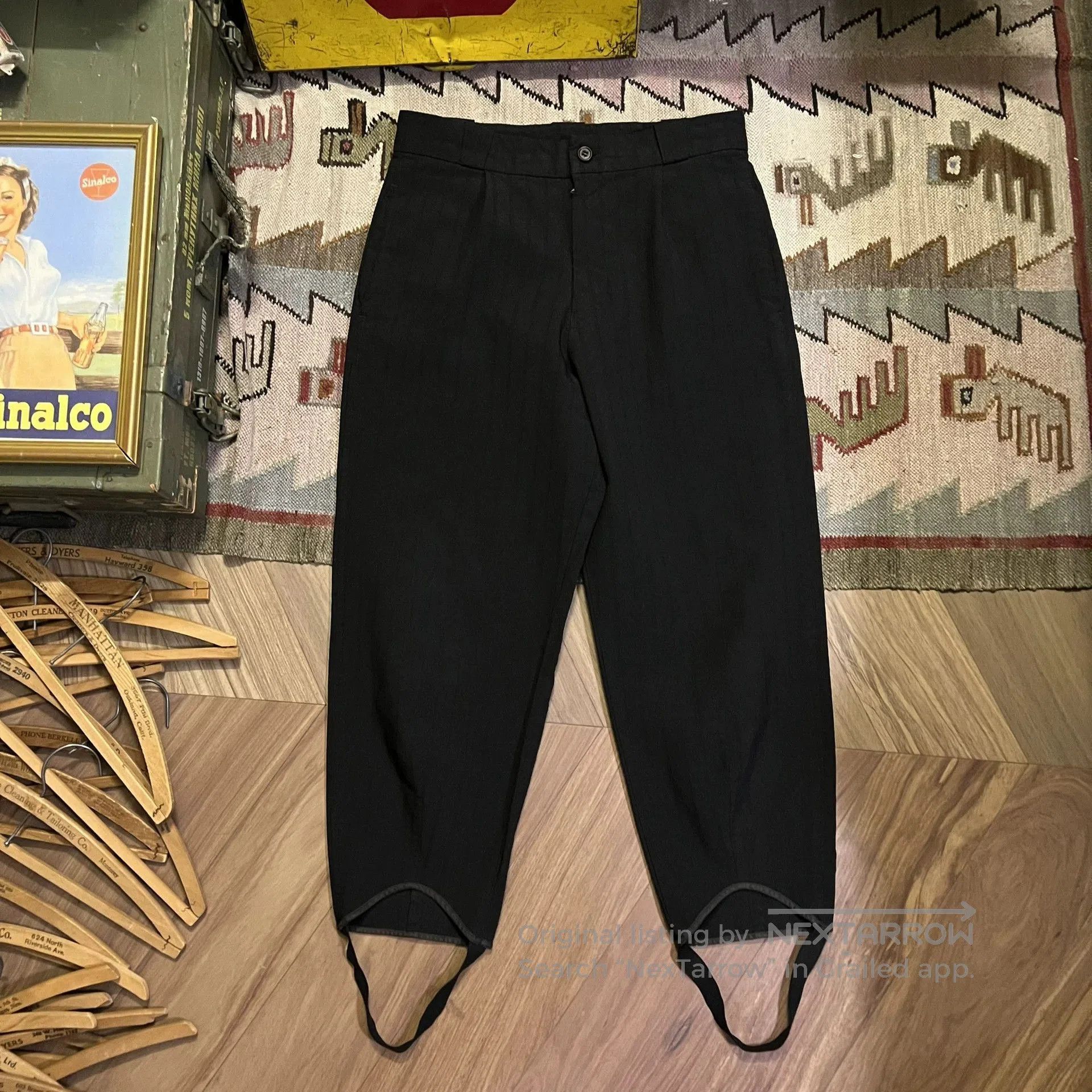 Comme des Garcons Comme des Garçons Black Long Pants. Size US 30 / EU 46 - 1 Thumbnail