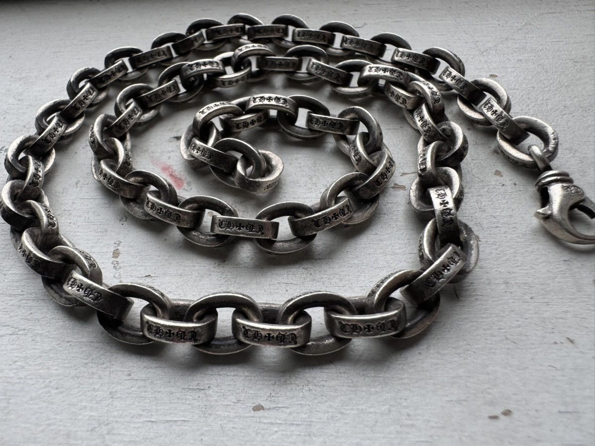 Chrome Hearts Large Paper Chain Necklace 20’’