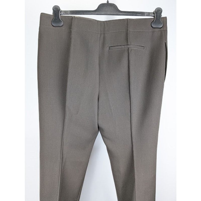 Bottega Veneta o1rshd1 Compact Wool Trousers in Olive Size US 36 / EU 52 - 12 Thumbnail