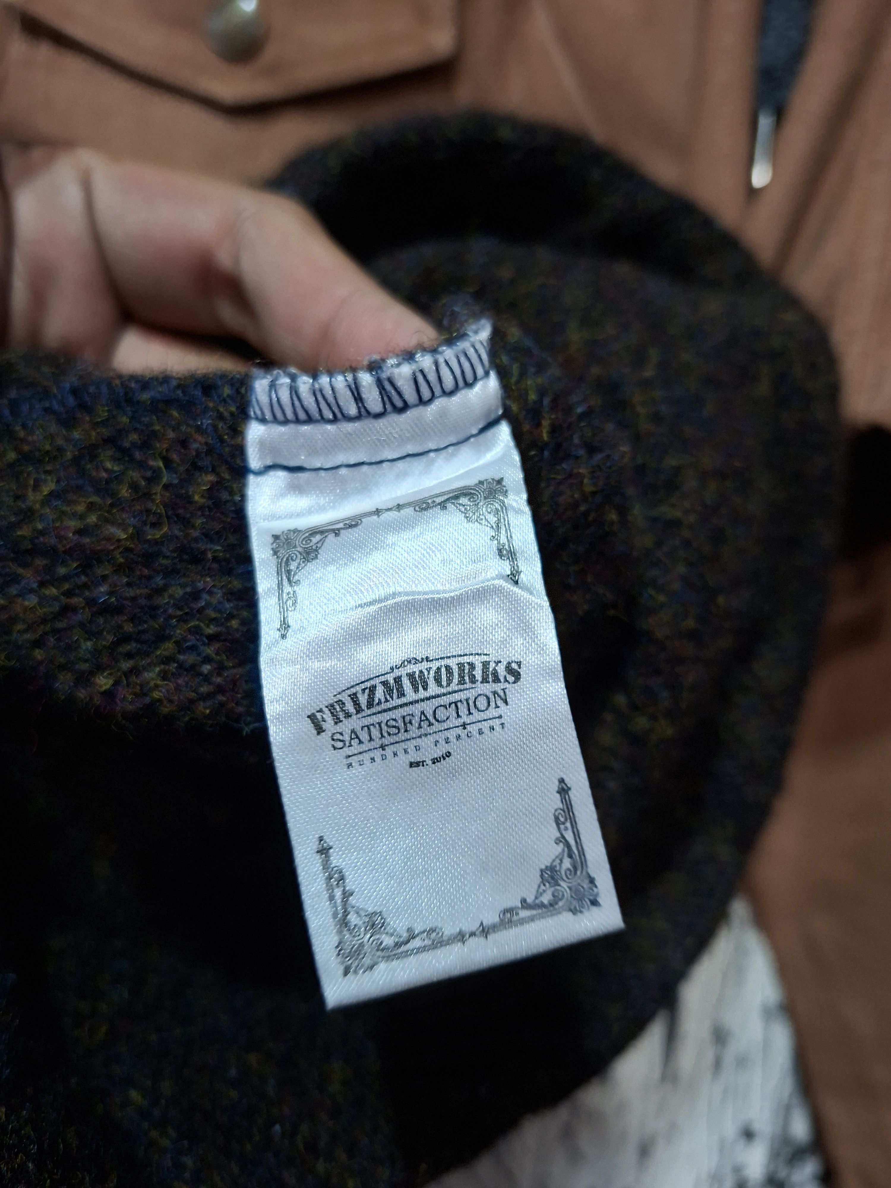 FrizmWORKS FRIMZWORKS X HARRIS TWEED COTTON WOOL ANORAK JACKET Size US M / EU 48-50 / 2 - 8 Thumbnail