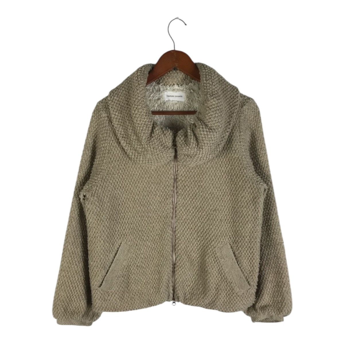 Issey Miyake × Japanese Brand × Tsumori Chisato 🔥Rare🔥Vintage Tsumori Chisato Furry Wool Jacket Size US M / EU 48-50 / 2 - 1 Thumbnail