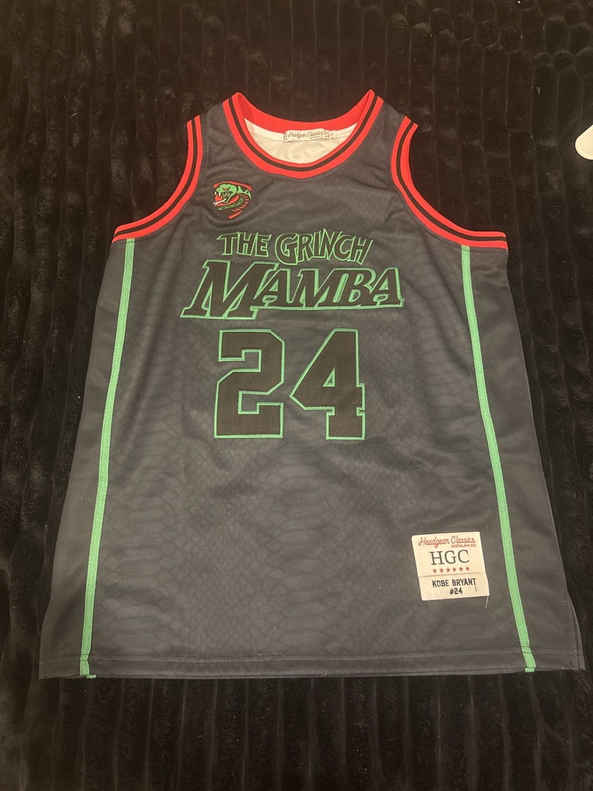 Other Headgear Classics “Grinch Mamba” Kobe jersey Size US L / EU 52-54 / 3 - 1 Thumbnail